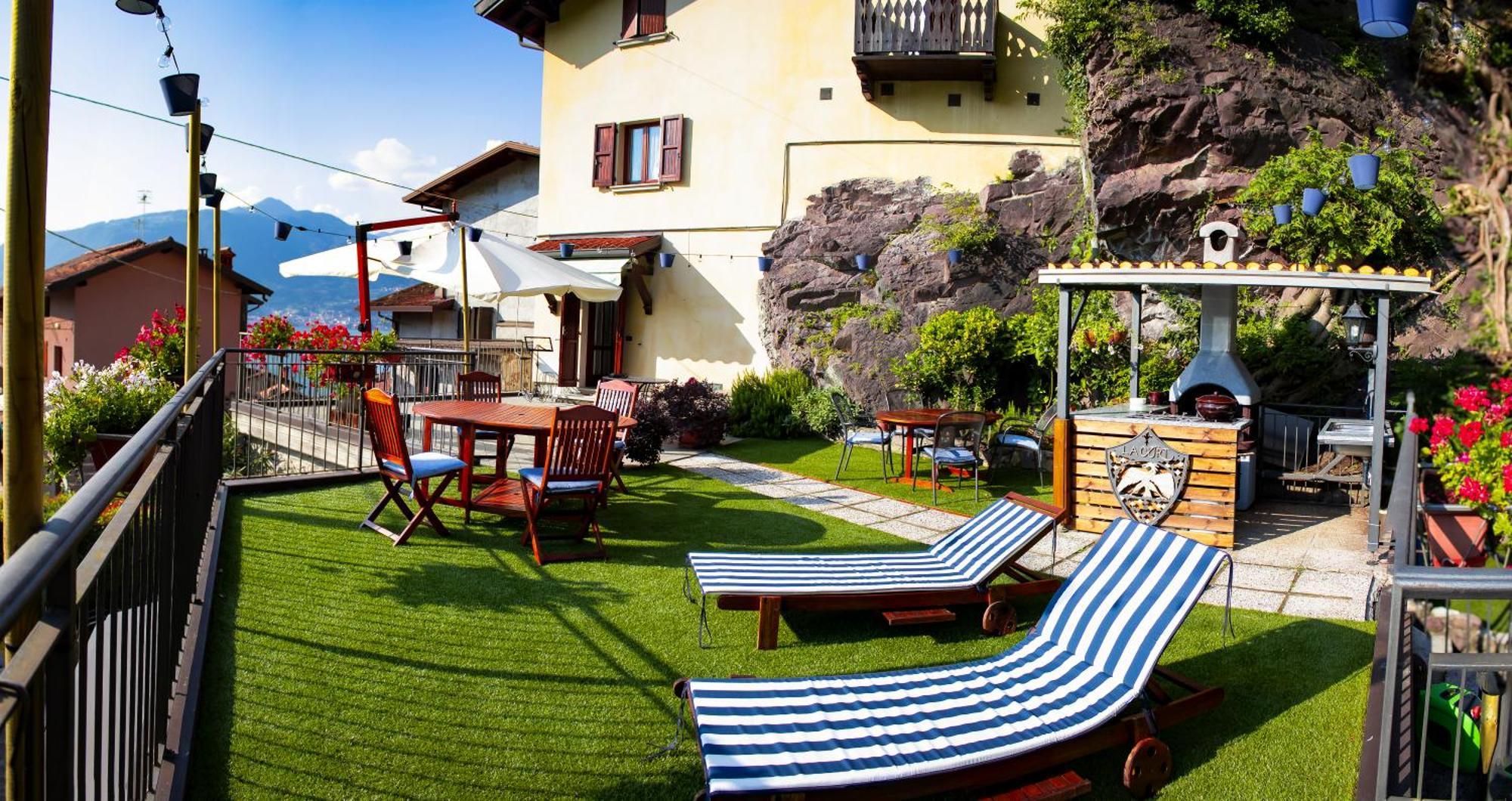 La Casa Sulla Roccia Hotel Pisogne Luaran gambar